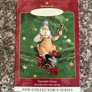 Vintage toymaker Santa 2000 Hallmark Keepsake Ornament